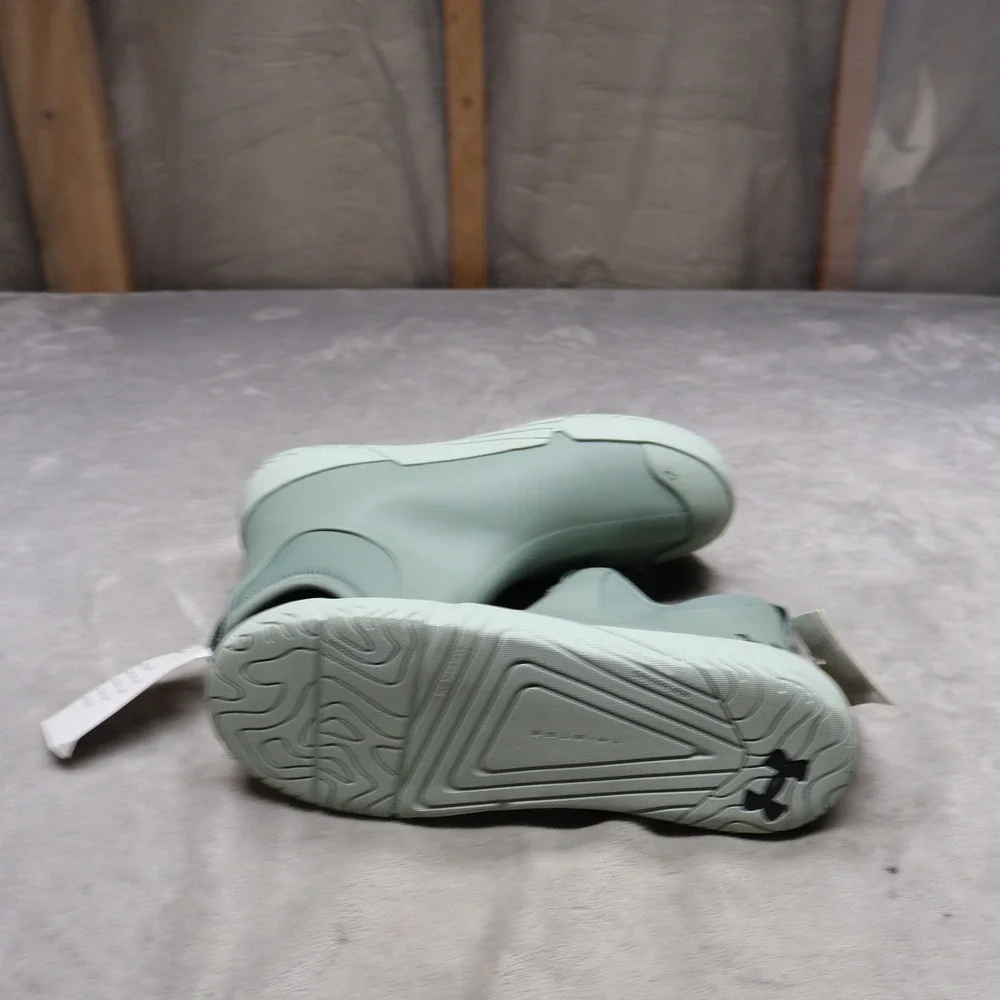 Under Armour Mens 9 Deck Boots Green Charged Shoreman Storm Proof Slip On NWD